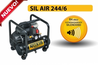 New SIL AIR 244/6 silent compressor from Nuair